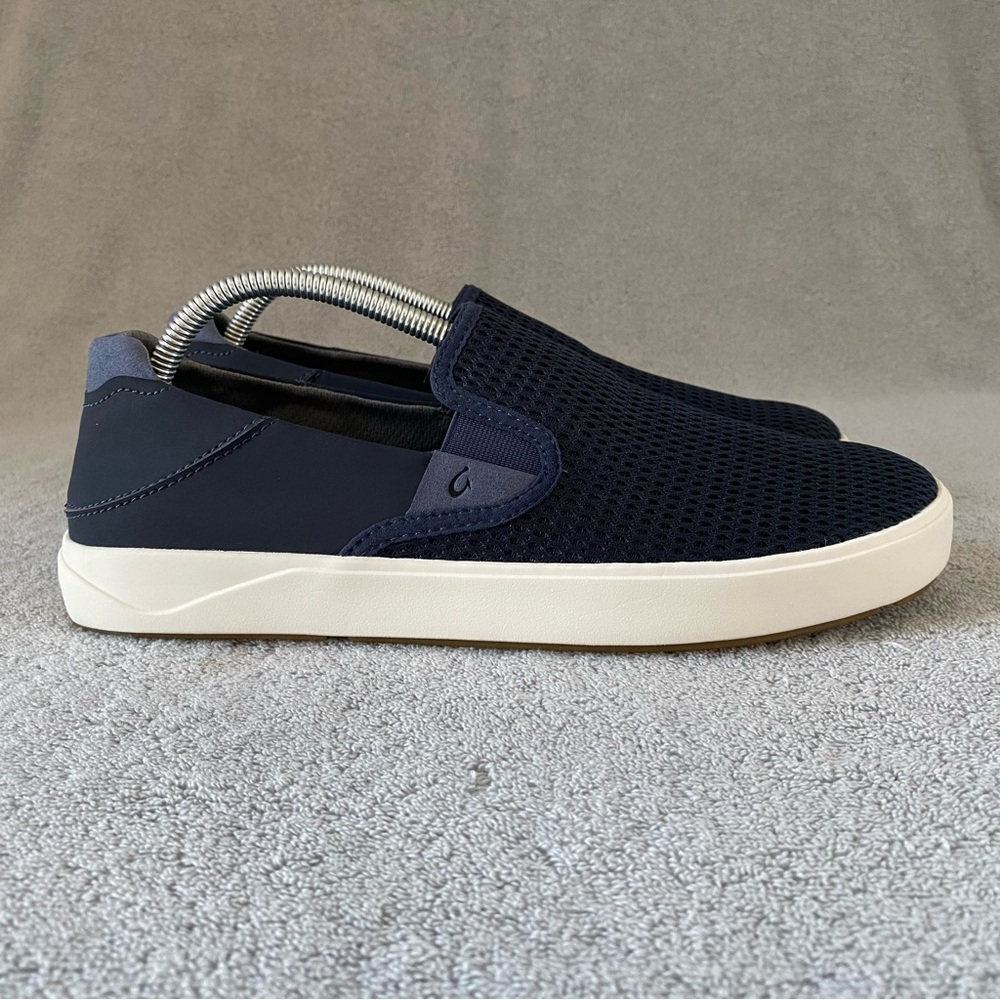 OluKai Shoes Mens 10 Blue Lae’ahi Slip On Casual Mesh Loafer Sneaker 10443-TFTF - Picture 1 of 7